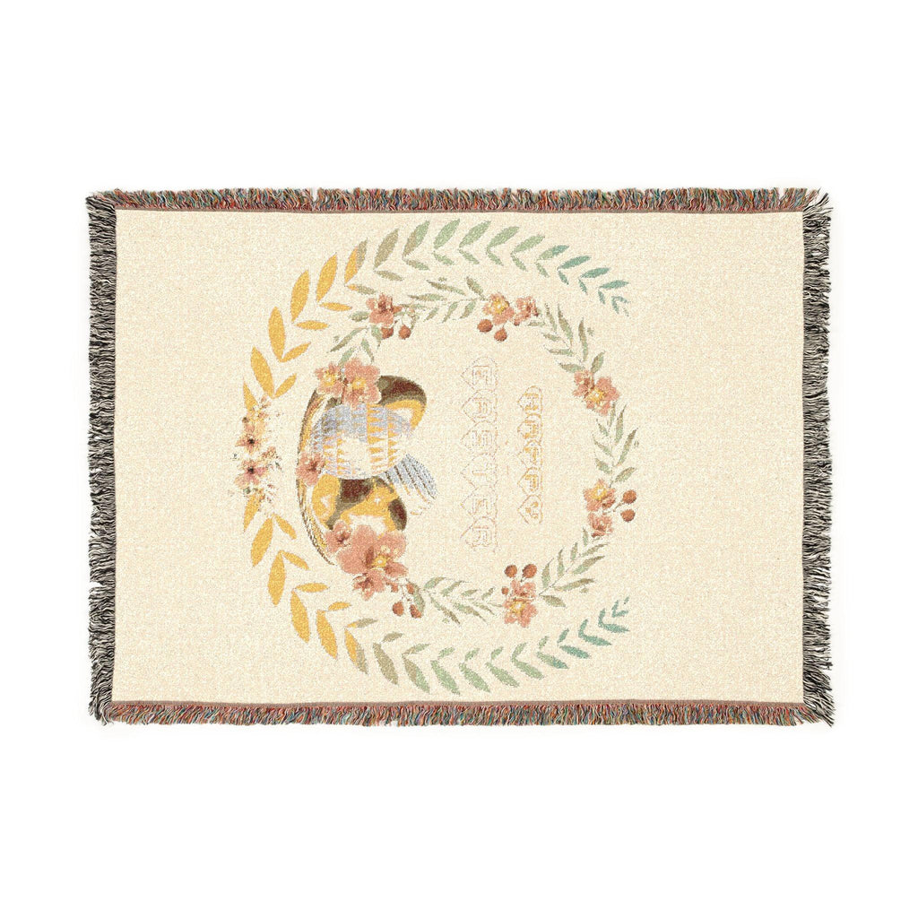 Happy Easter Day Woven Blanket — Festive Spring Easter Throw Printify