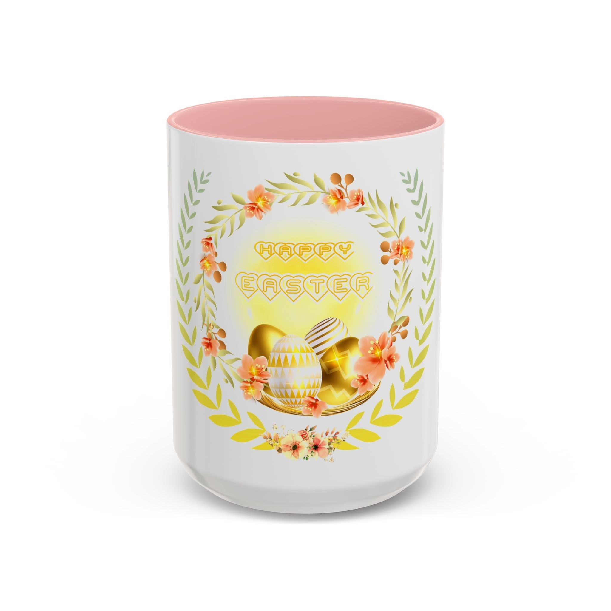 Easter Bunny Egg Accent Coffee Mug — Happy Easter Day Ceramic Mug (11/15oz) Printify
