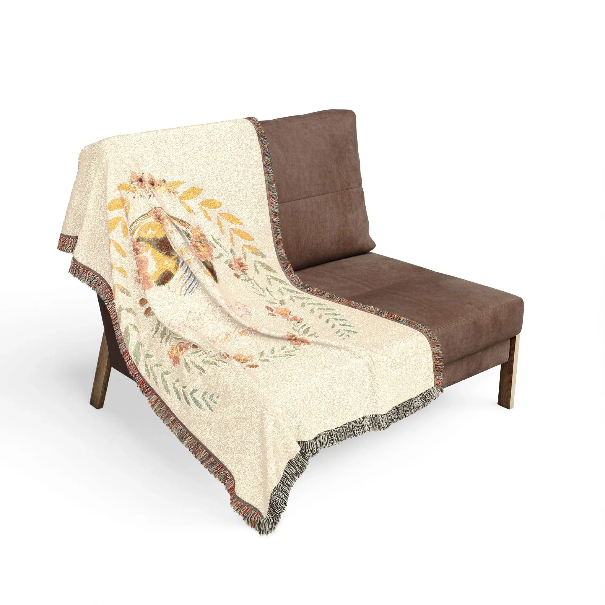 Happy Easter Day Woven Blanket — Festive Spring Easter Throw Printify