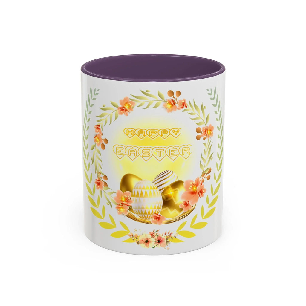 Easter Bunny Egg Accent Coffee Mug — Happy Easter Day Ceramic Mug (11/15oz) Printify