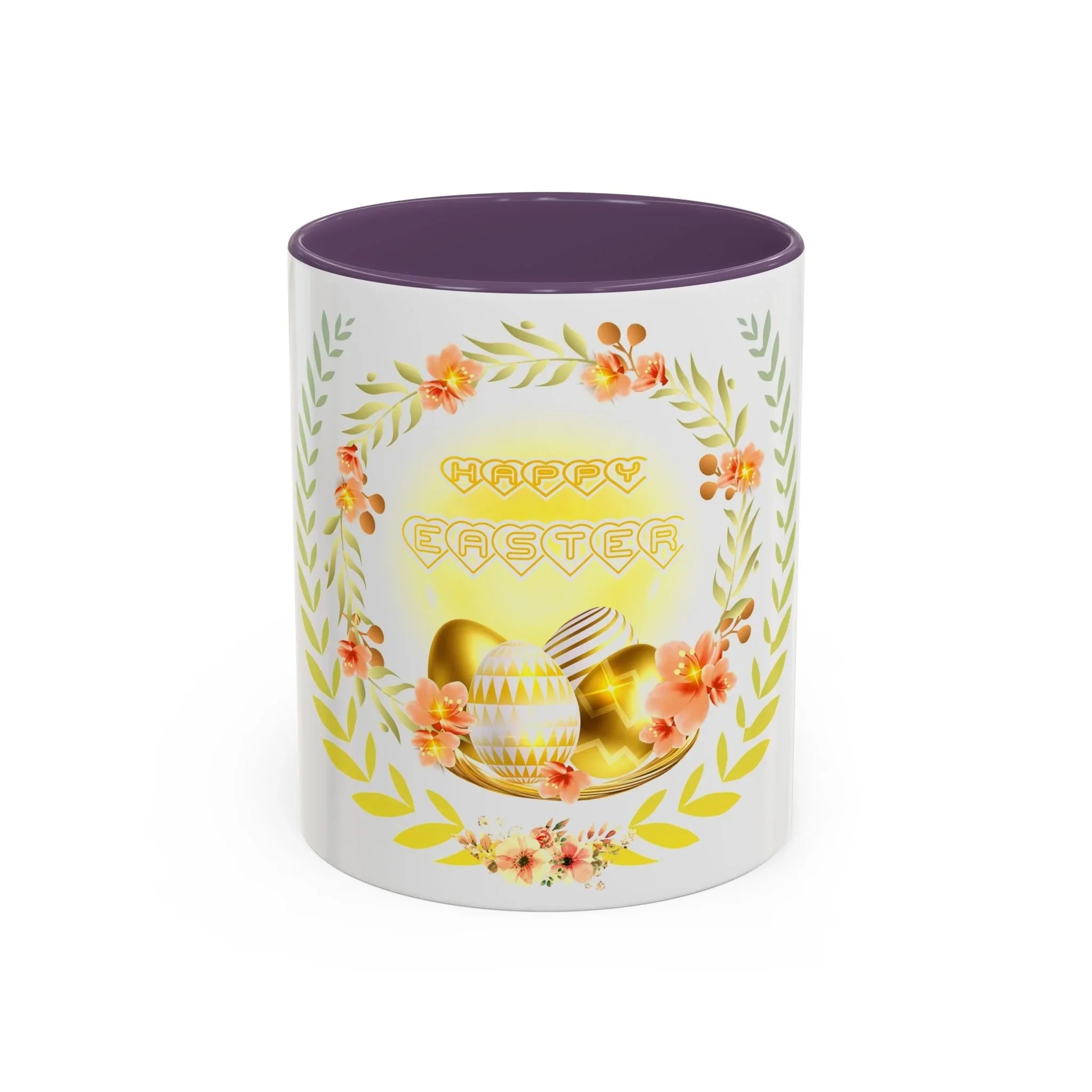 Easter Bunny Egg Accent Coffee Mug — Happy Easter Day Ceramic Mug (11/15oz) Printify