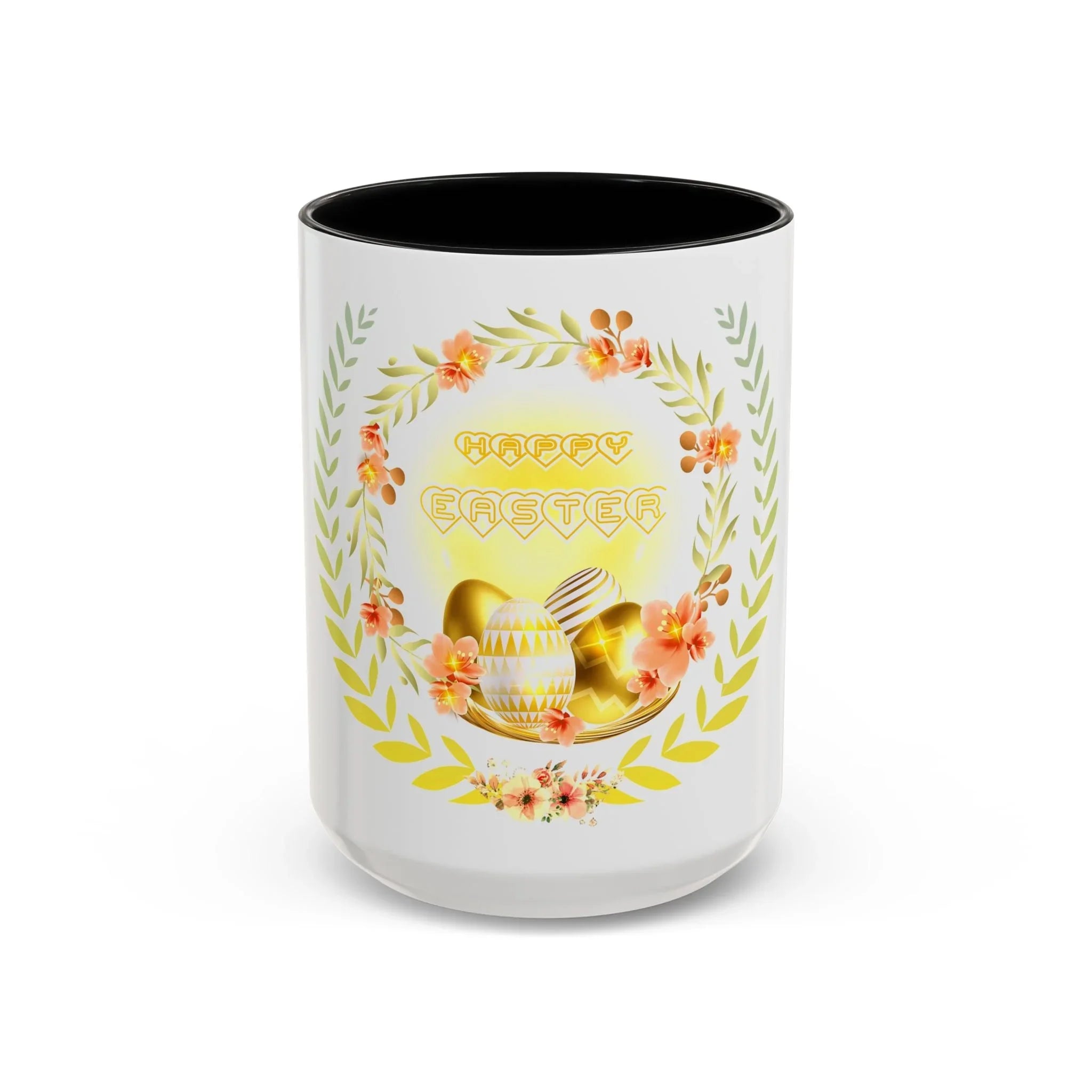 Easter Bunny Egg Accent Coffee Mug — Happy Easter Day Ceramic Mug (11/15oz) Printify