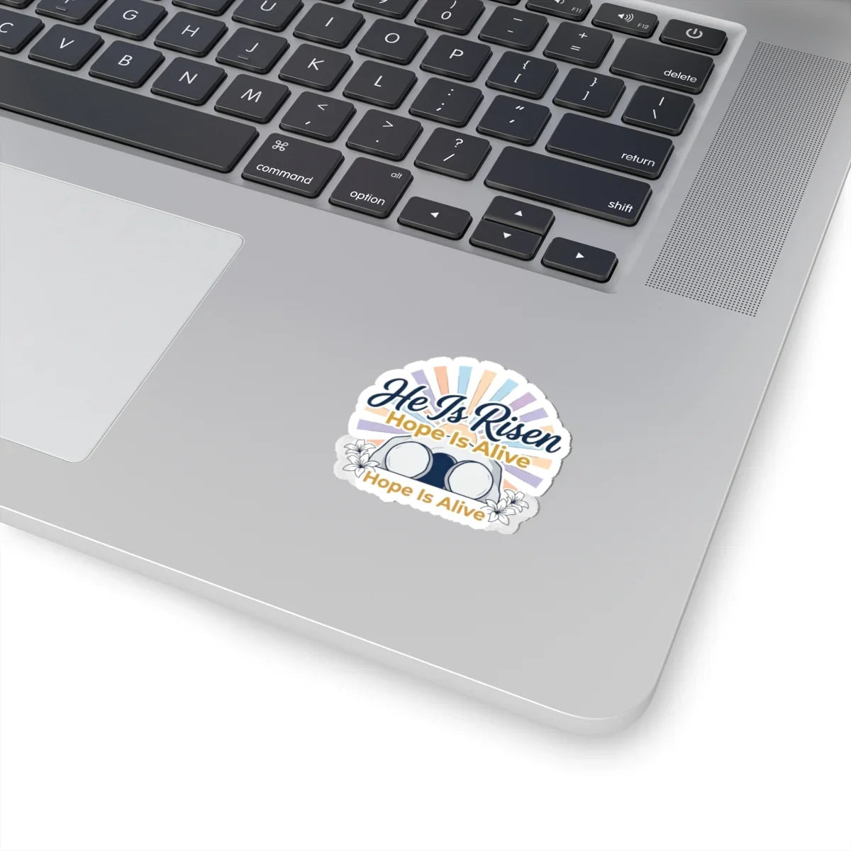 He Is Risen Kiss-Cut Stickers | Easter Christian, Hope Is Alive, Resurrection Printify