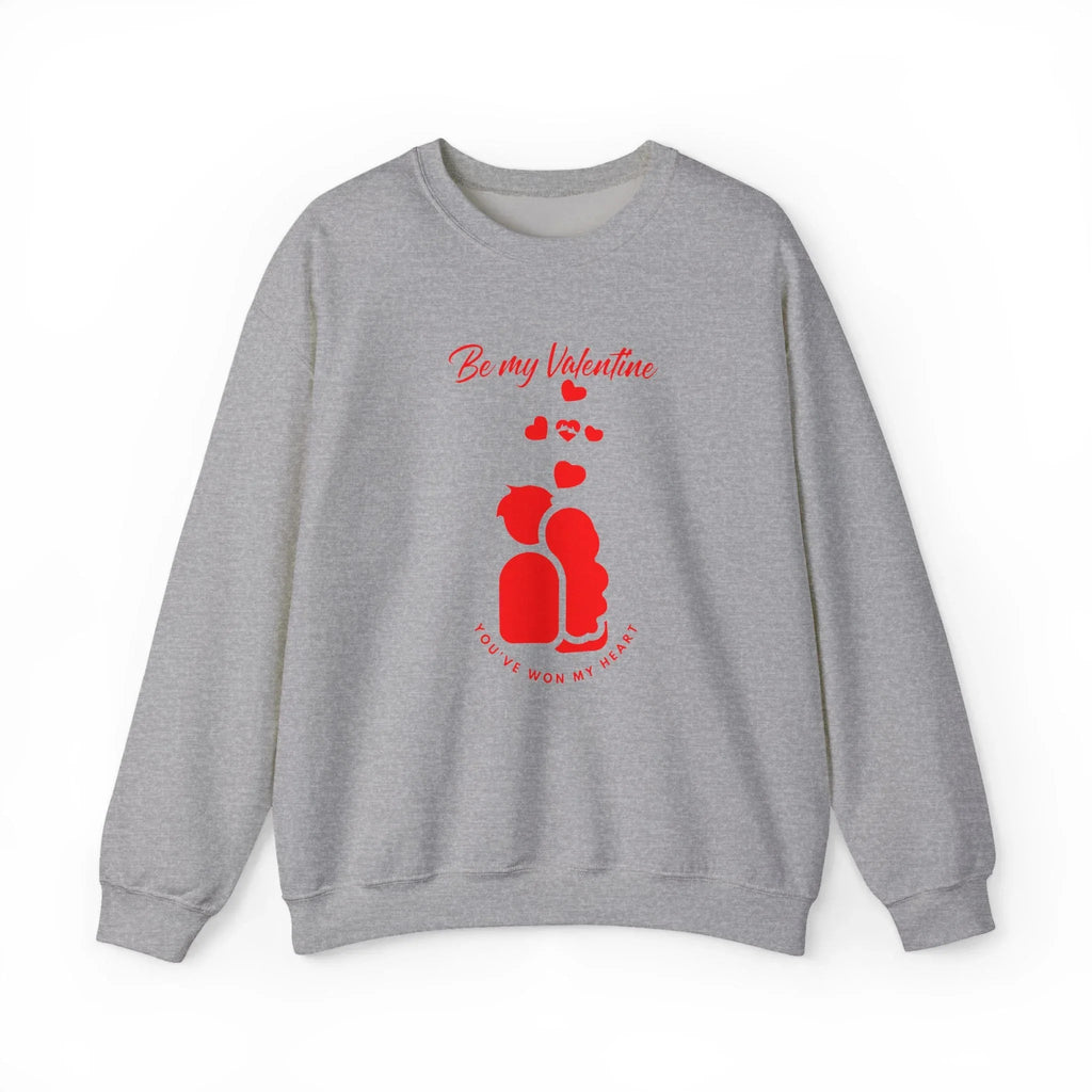 Love Saint Valentine Day Sweatshirt | Valentine Heart Design Printify