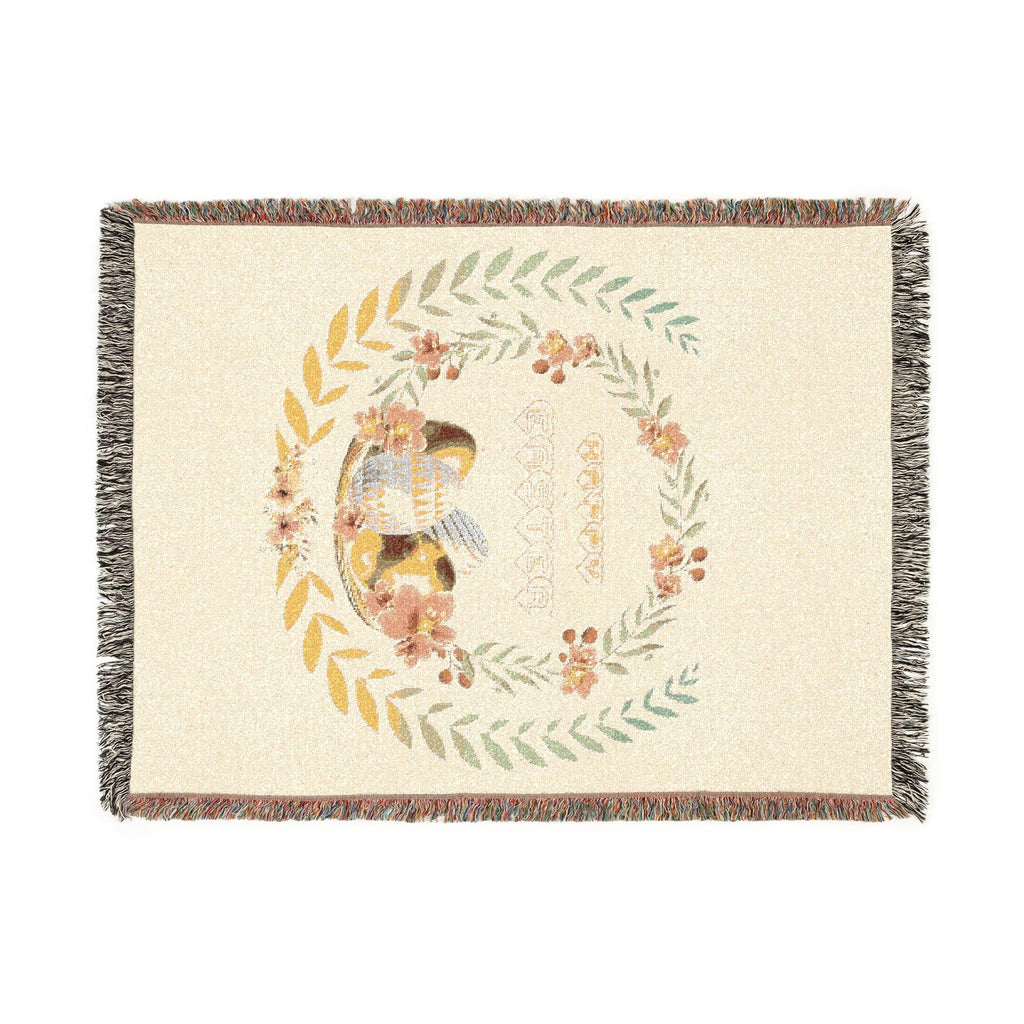 Happy Easter Day Woven Blanket — Festive Spring Easter Throw Printify