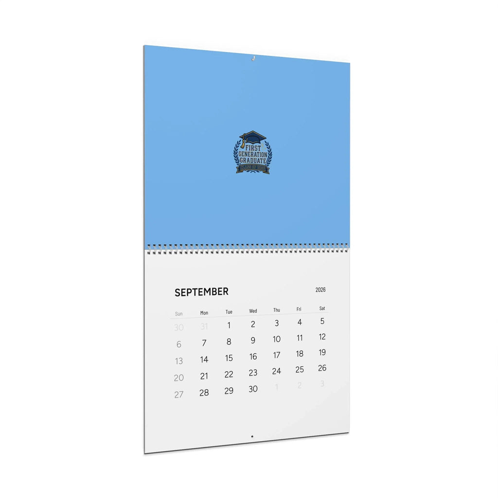 First Generation Graduate Class of 2026 Wall Calendar | Graduation Year Planner Printify
