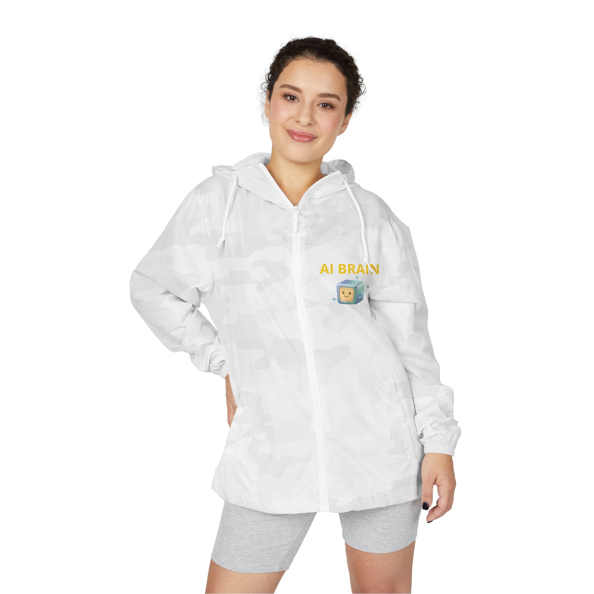 The Zenith AI Brain Windbreaker — Premium Edition Printify