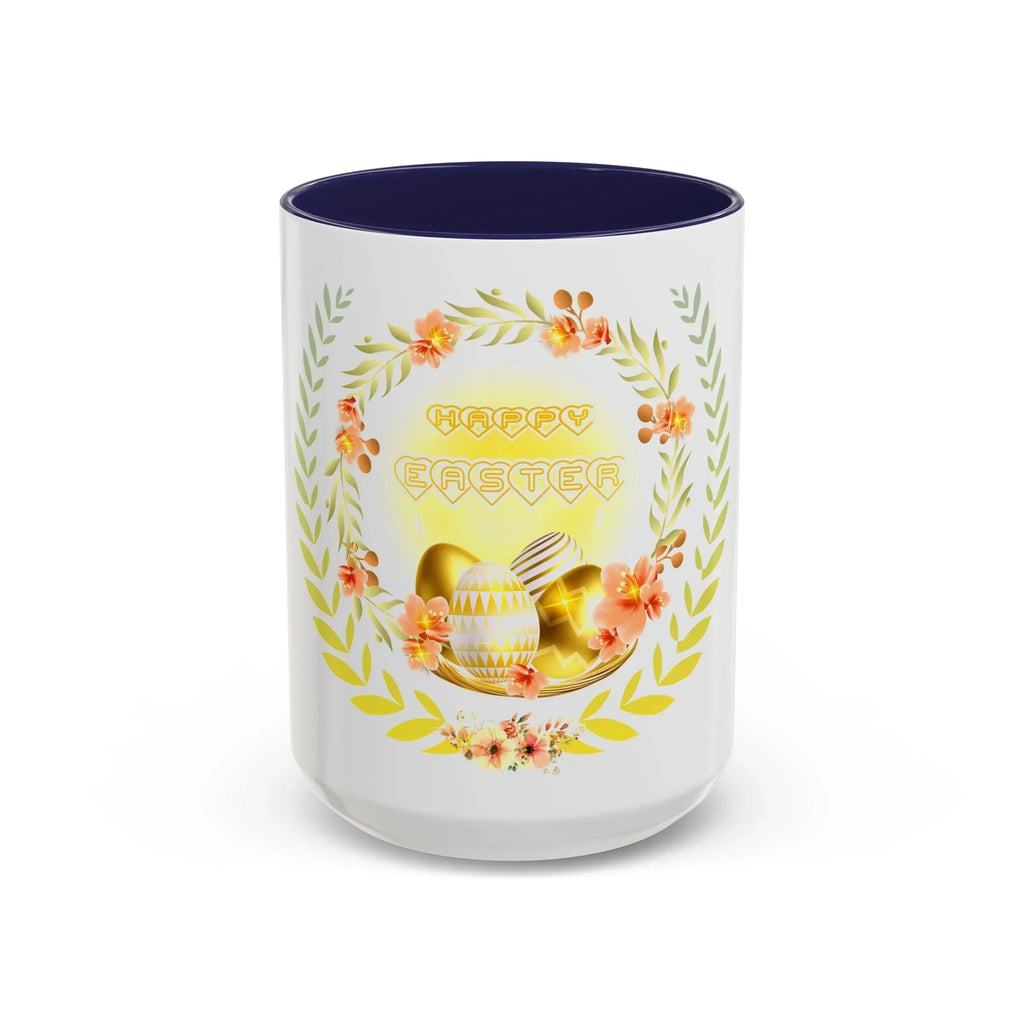 Easter Bunny Egg Accent Coffee Mug — Happy Easter Day Ceramic Mug (11/15oz) Printify