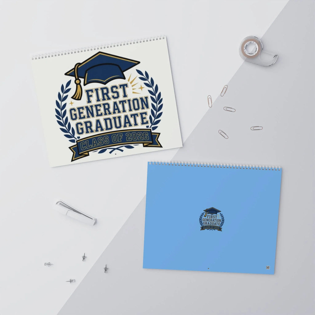 First Generation Graduate Class of 2026 Wall Calendar | Graduation Year Planner Printify