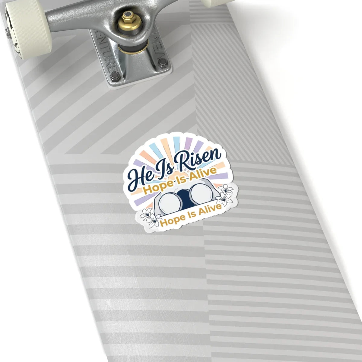 He Is Risen Kiss-Cut Stickers | Easter Christian, Hope Is Alive, Resurrection Printify