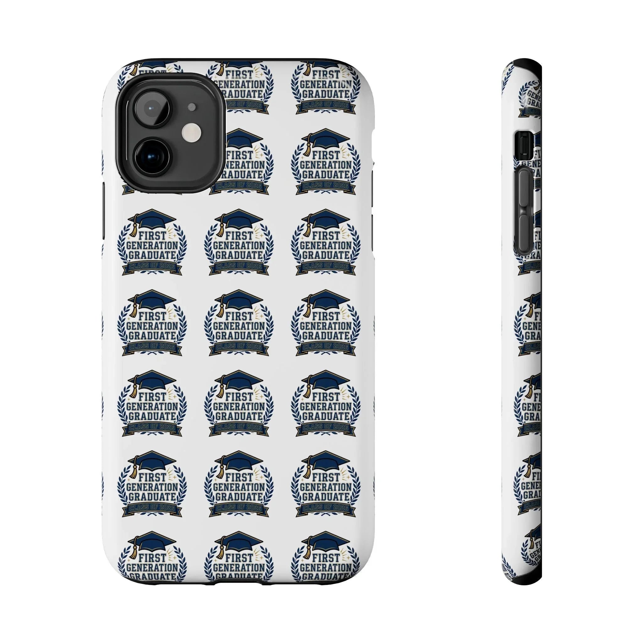 First Generation Graduate Phone Case | Graduation Cap Pattern, Academic Celebration 2026, Gift Printify