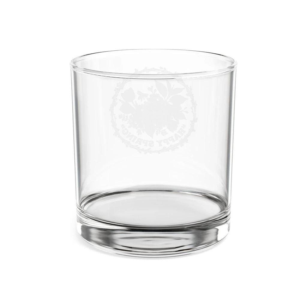 Happy Spring Juice Have Good Luck Whiskey Glass 10.5oz Engraved Printify
