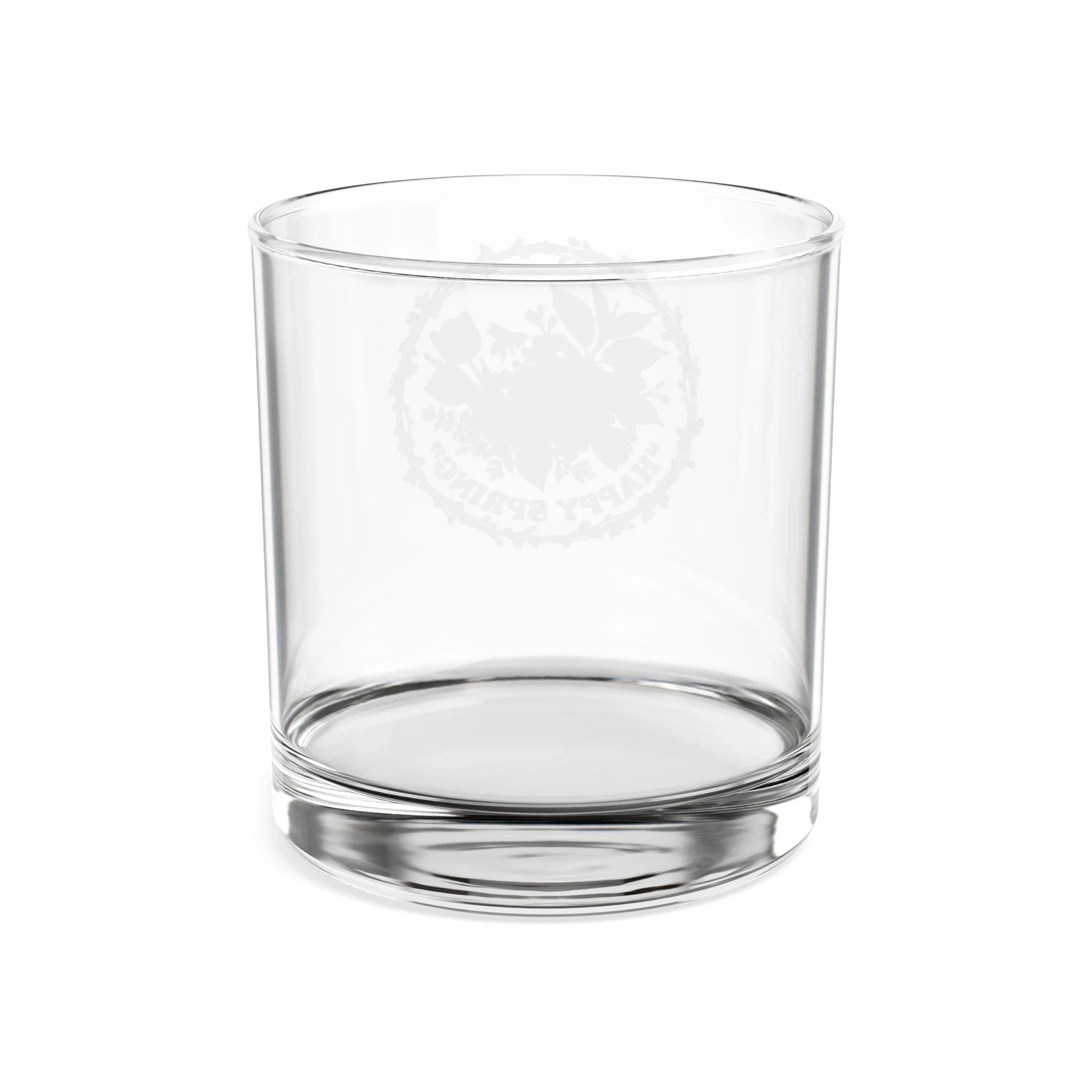 Happy Spring Juice Have Good Luck Whiskey Glass 10.5oz Engraved Printify