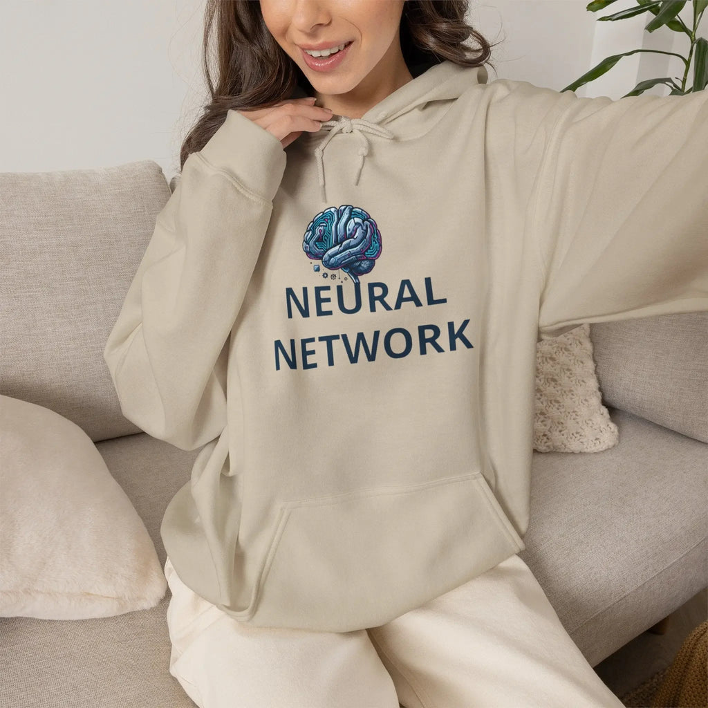 Neural Network Hoodie — Hoodie Intelligence Artificielle Printify