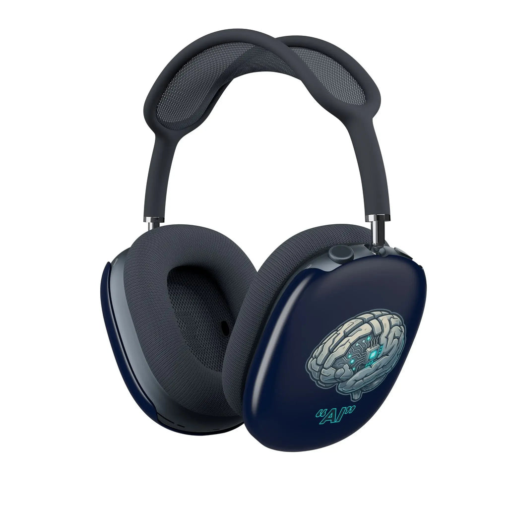 Coque AirPods Max IA Brain — Coque protectrice inspirée de la technologie Printify