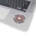 Stars Stripes Extra Innings Sticker | Vintage Patriotic Baseball Graphic Printify