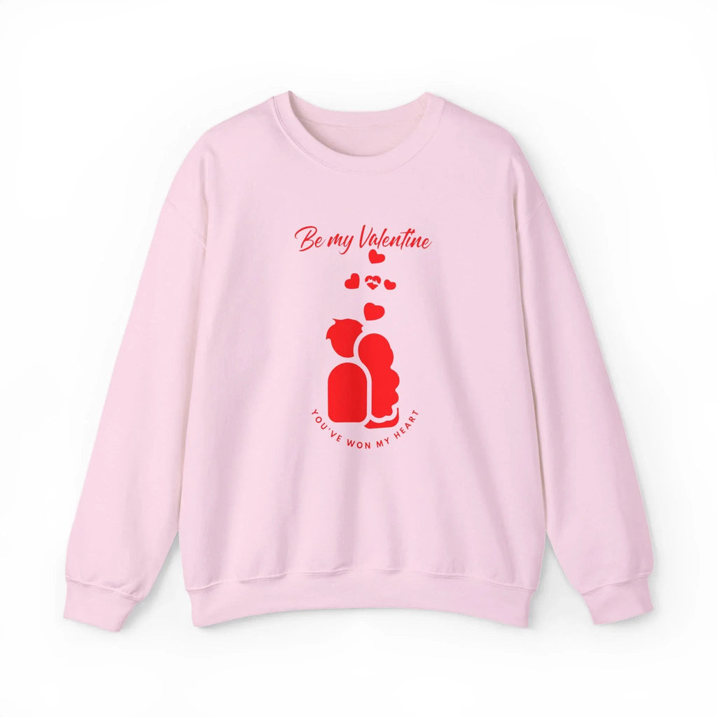 Love Saint Valentine Day Sweatshirt | Valentine Heart Design Printify