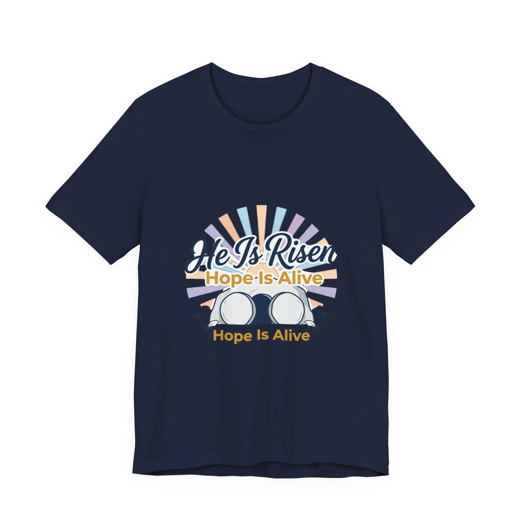 He Is Risen Tee | Easter shirt, Christian apparel, resurrection faith tee Printify