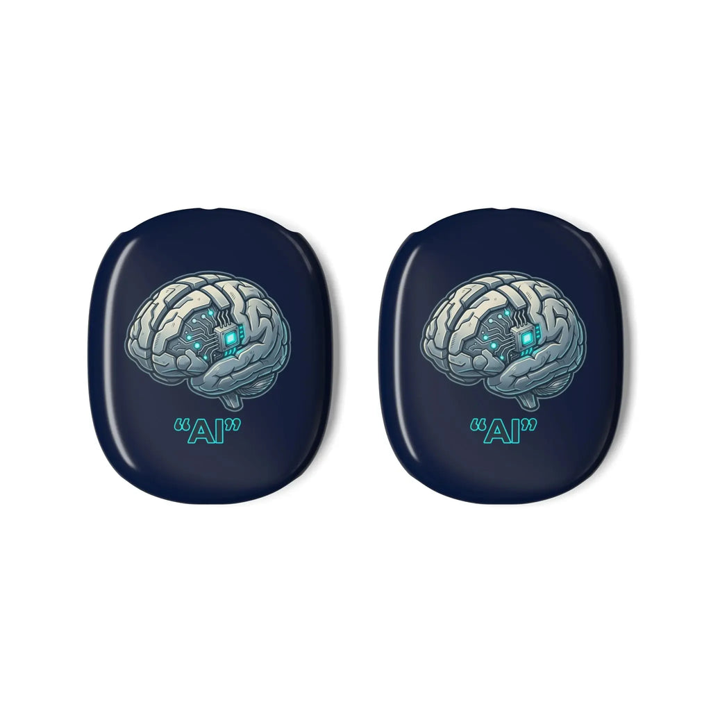 Coque AirPods Max IA Brain — Coque protectrice inspirée de la technologie Printify