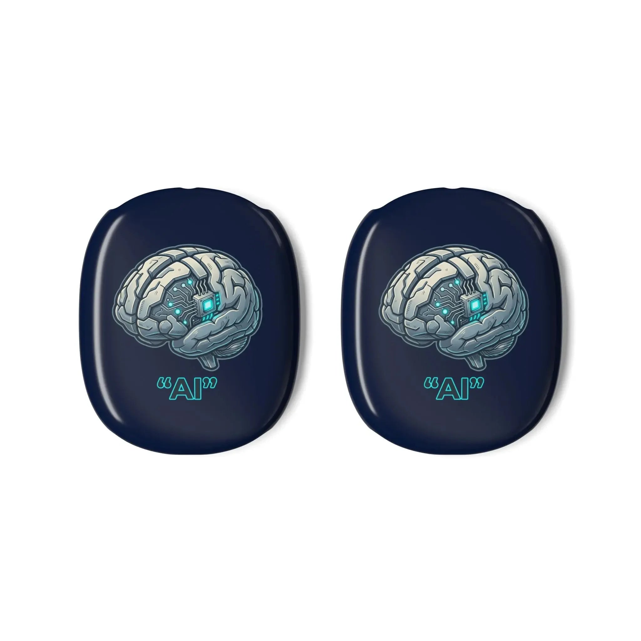 Coque AirPods Max IA Brain — Coque protectrice inspirée de la technologie Printify