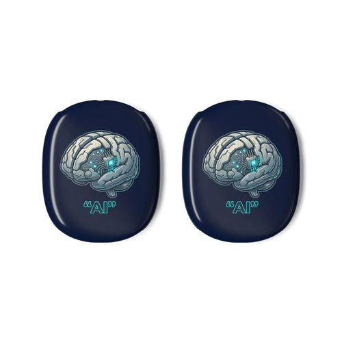 Coque AirPods Max IA Brain — Coque protectrice inspirée de la technologie Printify