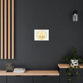 Happy Easter wreath Easter Canvas | Matte stretched wall art Printify