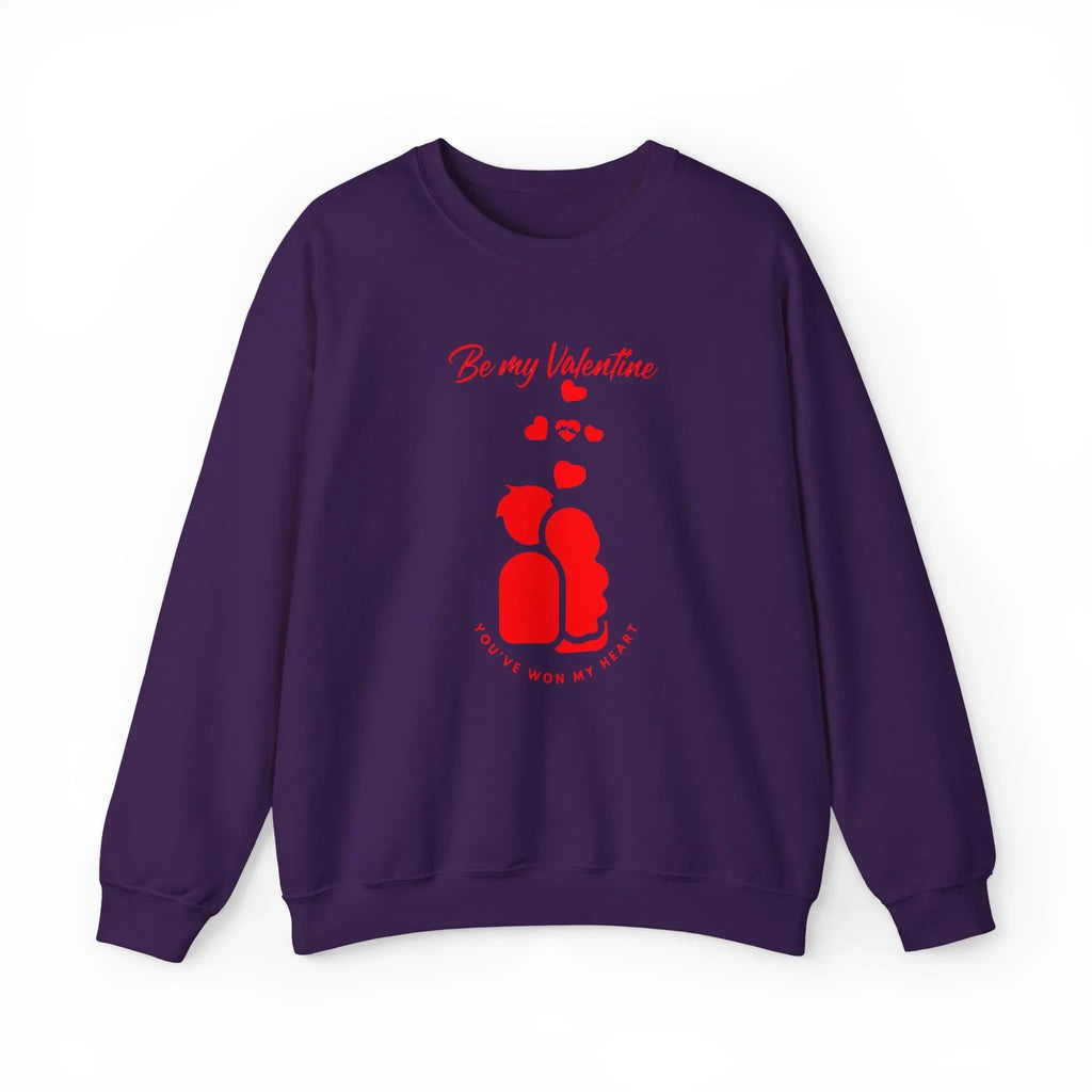Love Saint Valentine Day Sweatshirt | Valentine Heart Design Printify