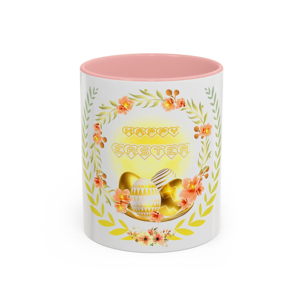 Easter Bunny Egg Accent Coffee Mug — Happy Easter Day Ceramic Mug (11/15oz) Printify