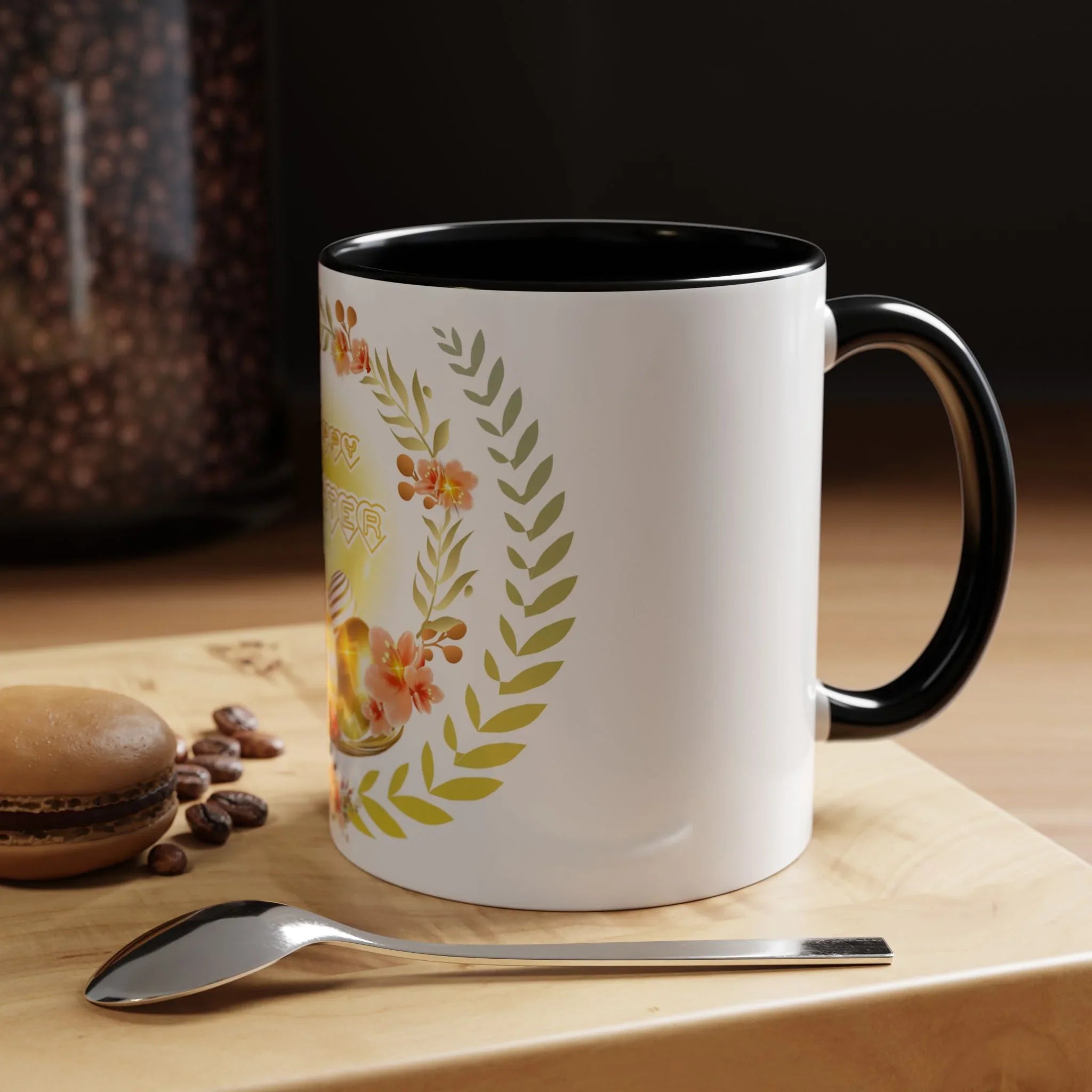 Easter Bunny Egg Accent Coffee Mug — Happy Easter Day Ceramic Mug (11/15oz) Printify