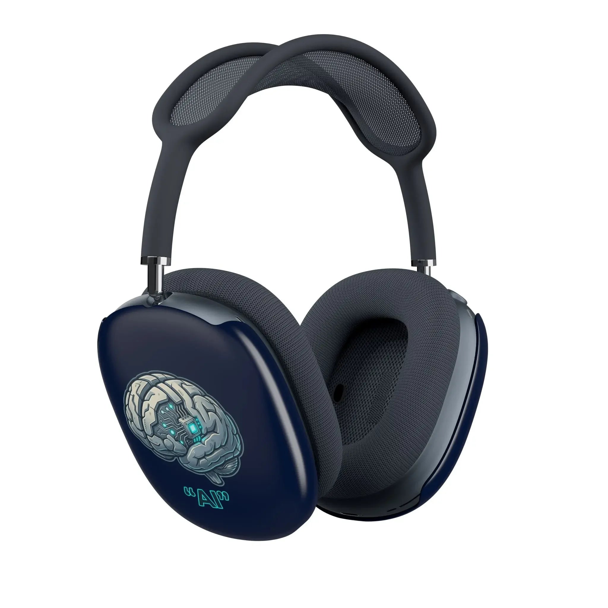 Coque AirPods Max IA Brain — Coque protectrice inspirée de la technologie Printify