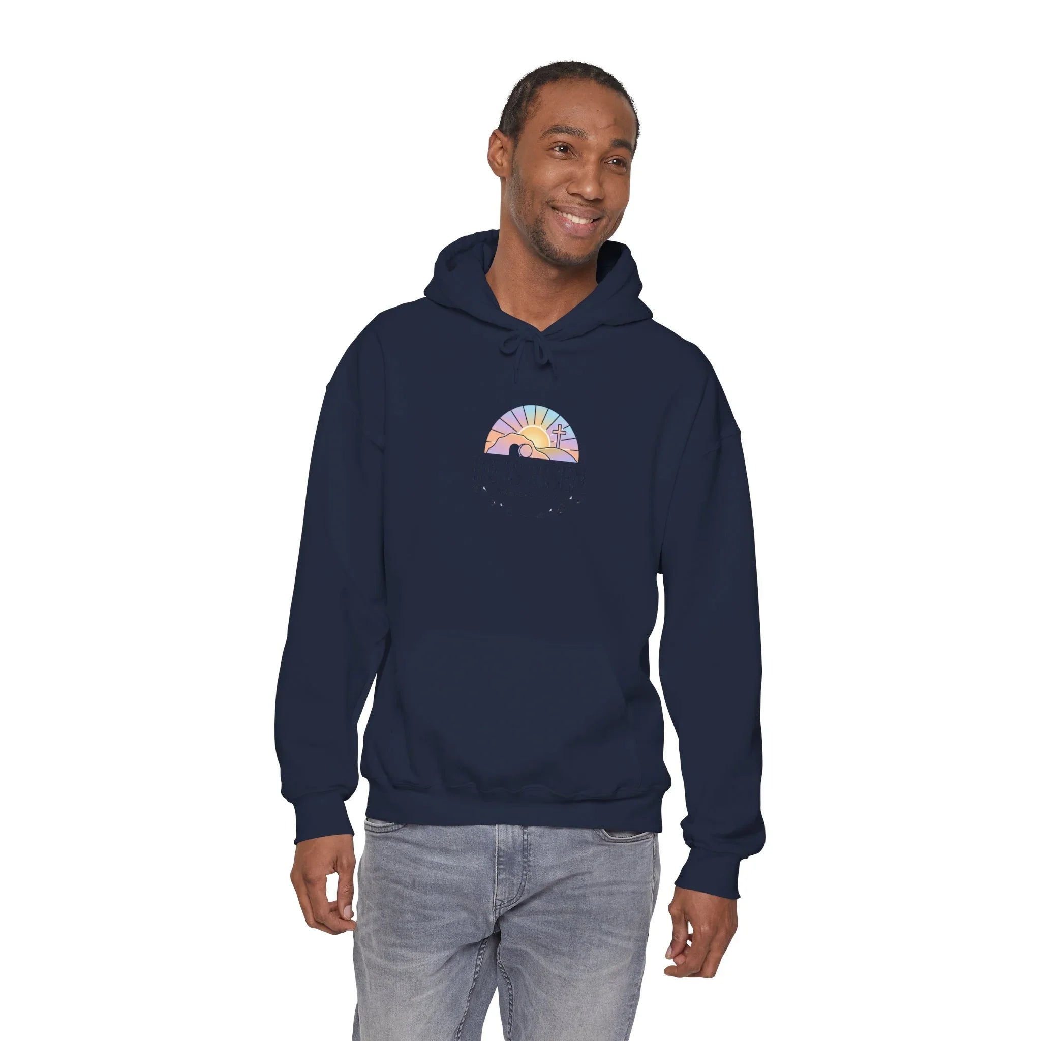 Christ Easter Design Hoodie | Easter Day Christian Sweatshirt Printify