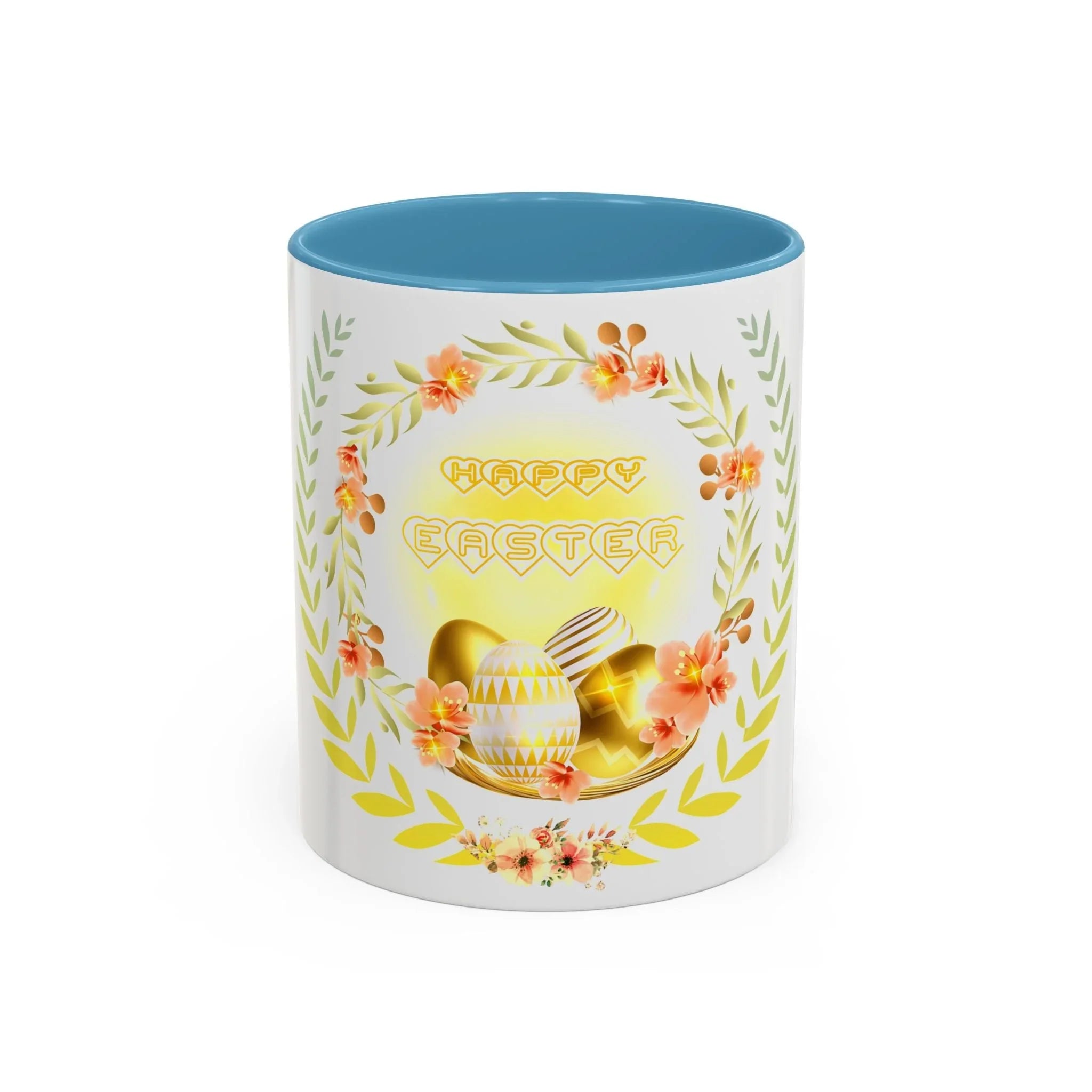 Easter Bunny Egg Accent Coffee Mug — Happy Easter Day Ceramic Mug (11/15oz) Printify