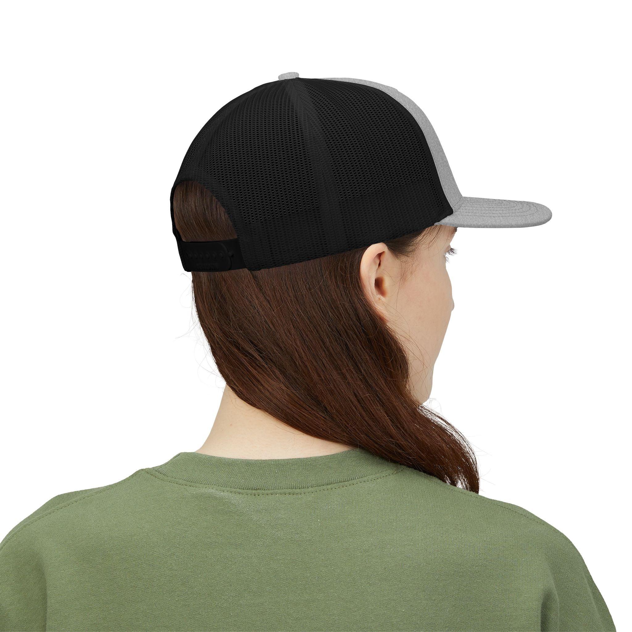 Trucker Cap — "I'm With IA" Heart Graphic Snapback Printify