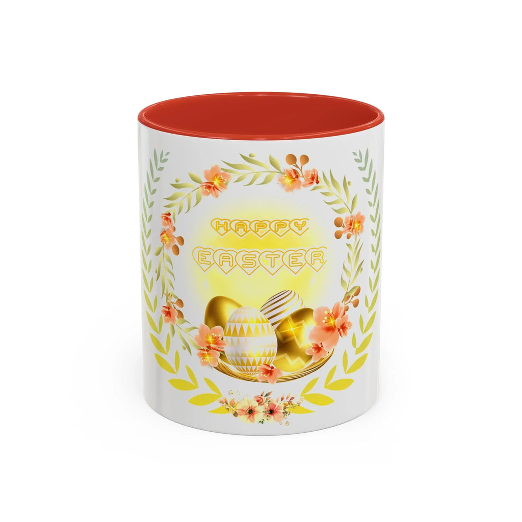 Easter Bunny Egg Accent Coffee Mug — Happy Easter Day Ceramic Mug (11/15oz) Printify