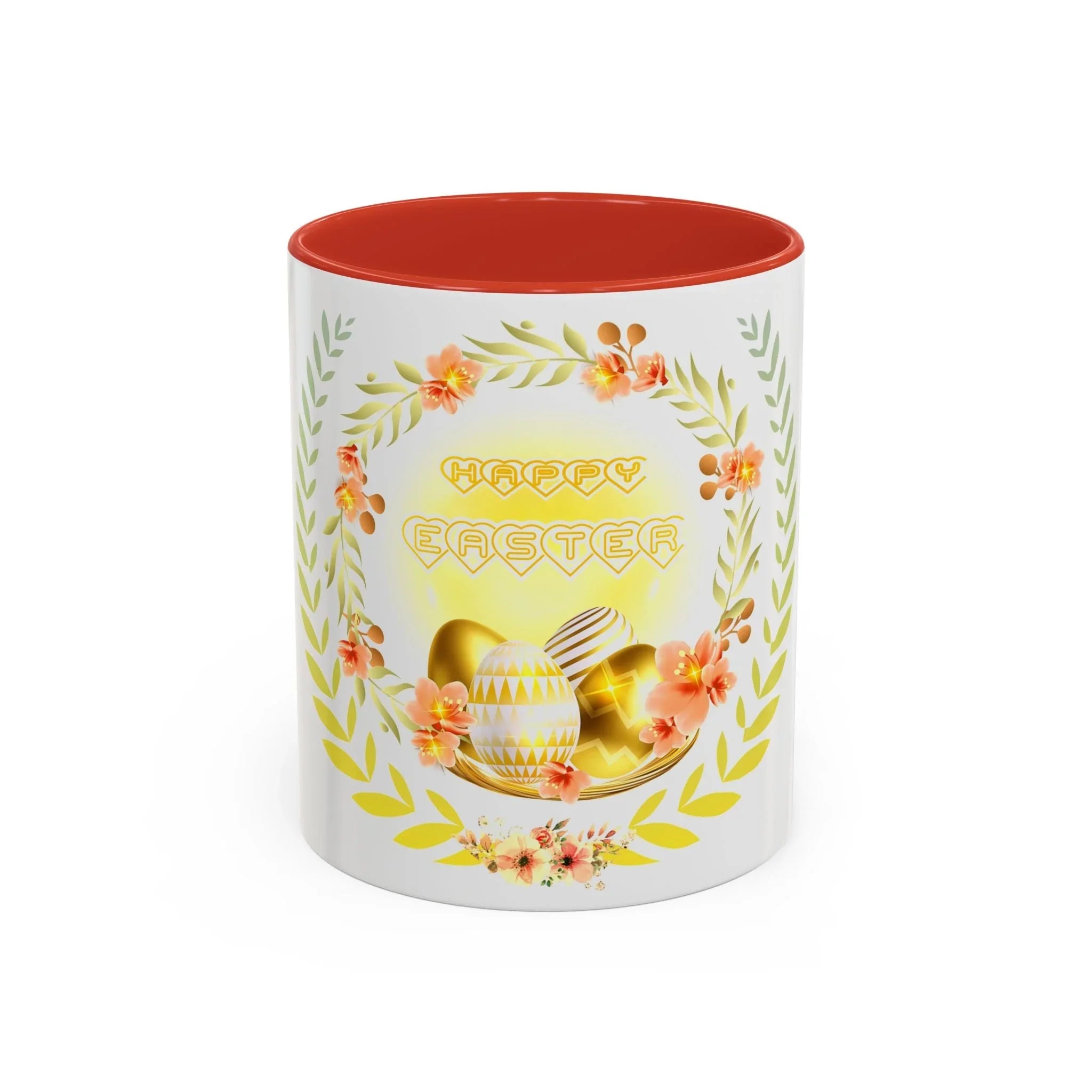 Easter Bunny Egg Accent Coffee Mug — Happy Easter Day Ceramic Mug (11/15oz) Printify