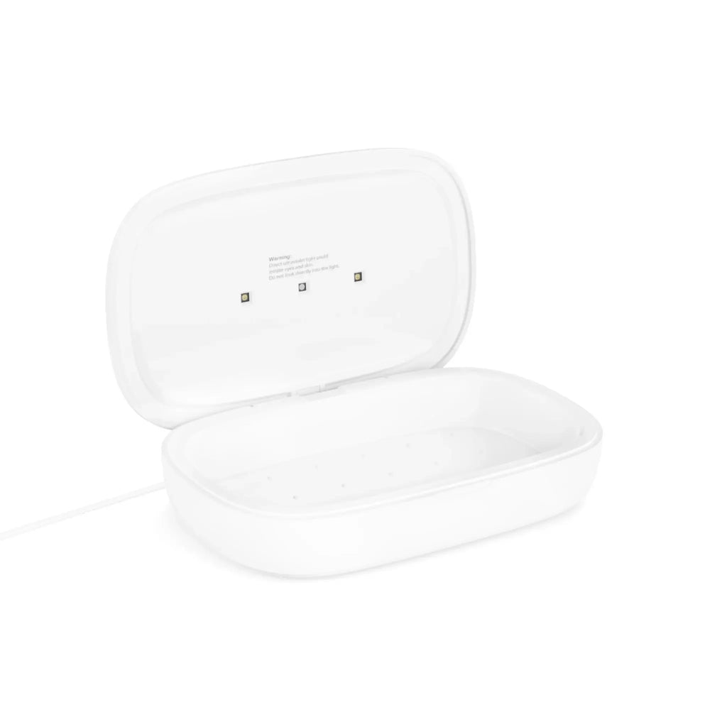 Stérilisateur UV téléphone et chargeur avec IA et chargeur sans fil — Qi 2-en-1 Printify