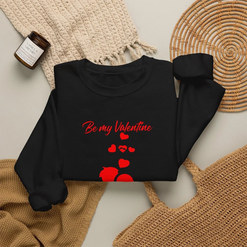 Love Saint Valentine Day Sweatshirt | Valentine Heart Design Printify