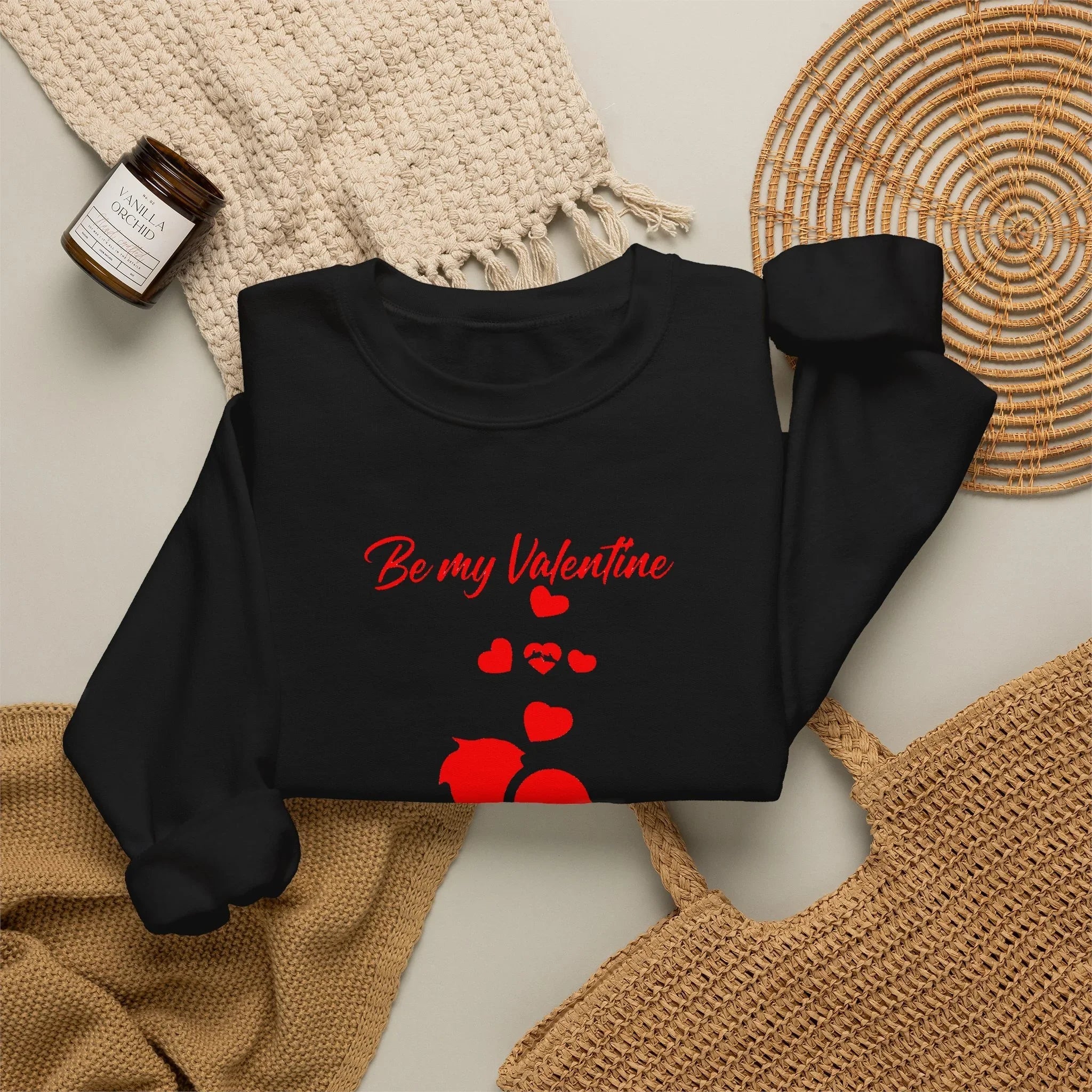 Love Saint Valentine Day Sweatshirt | Valentine Heart Design Printify