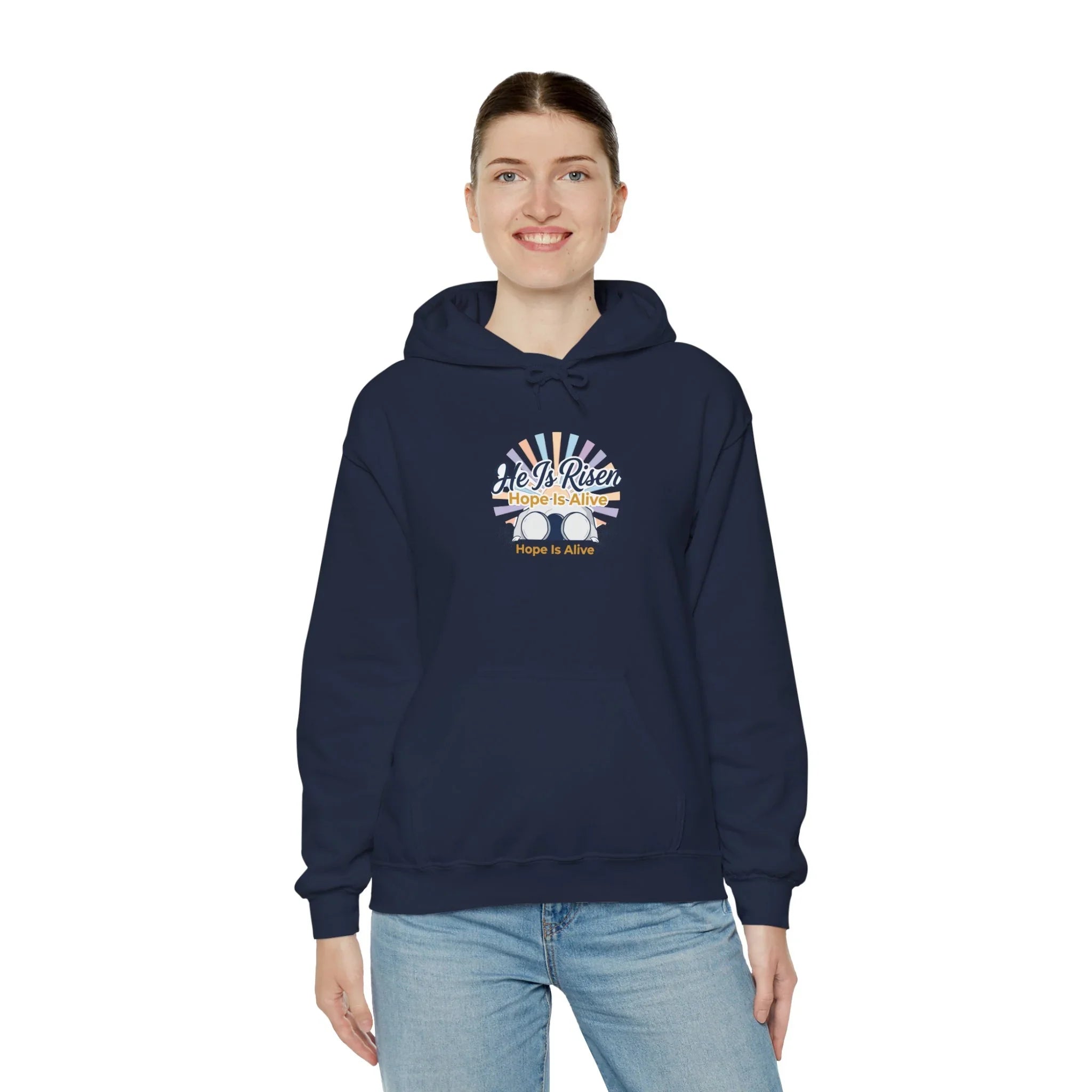 He Is Risen Hoodie | Easter sweatshirt, Christian resurrection apparel Printify