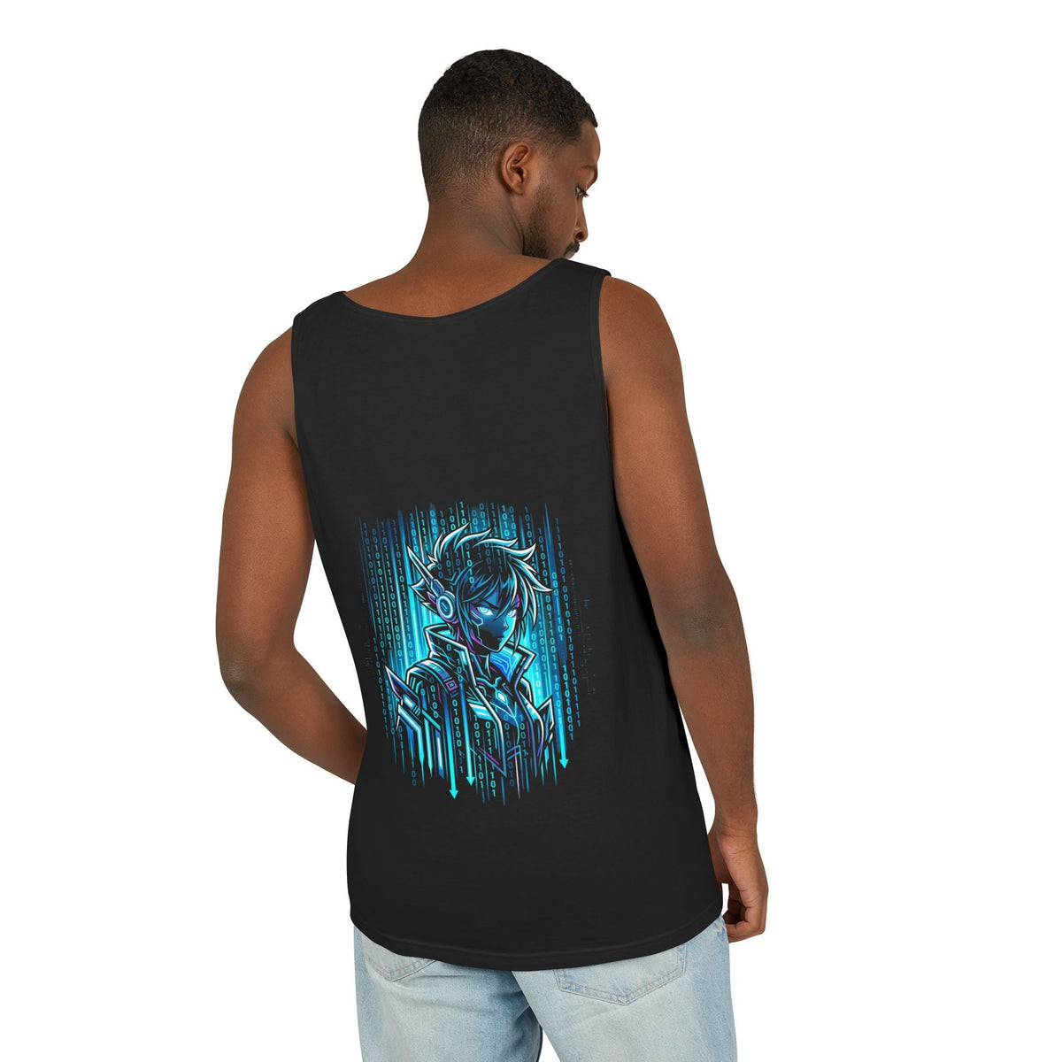 The Binary Samurai Premium Tank Top Printify