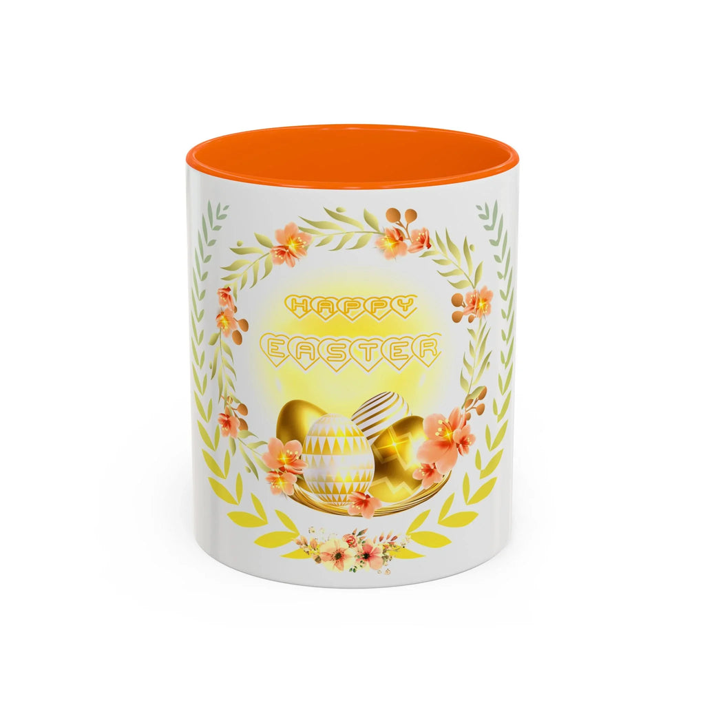 Easter Bunny Egg Accent Coffee Mug — Happy Easter Day Ceramic Mug (11/15oz) Printify