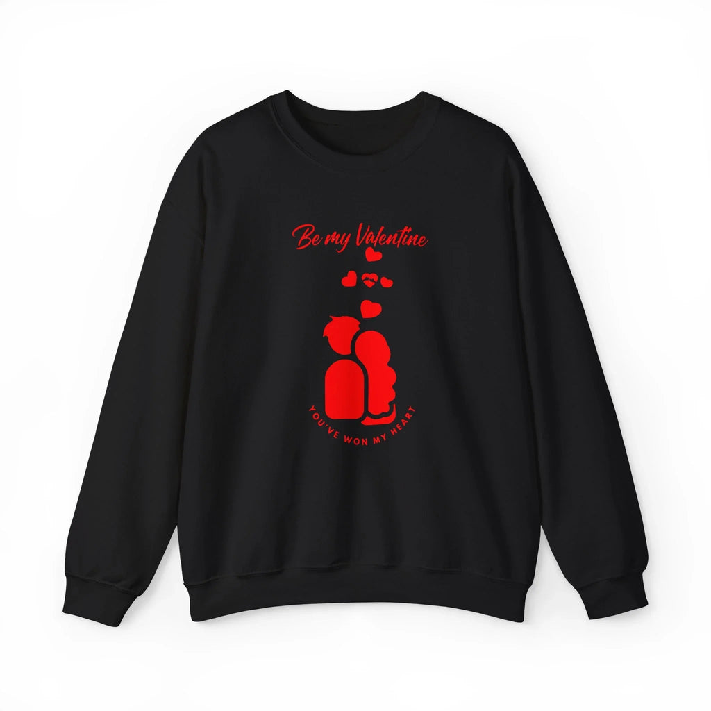 Love Saint Valentine Day Sweatshirt | Valentine Heart Design Printify
