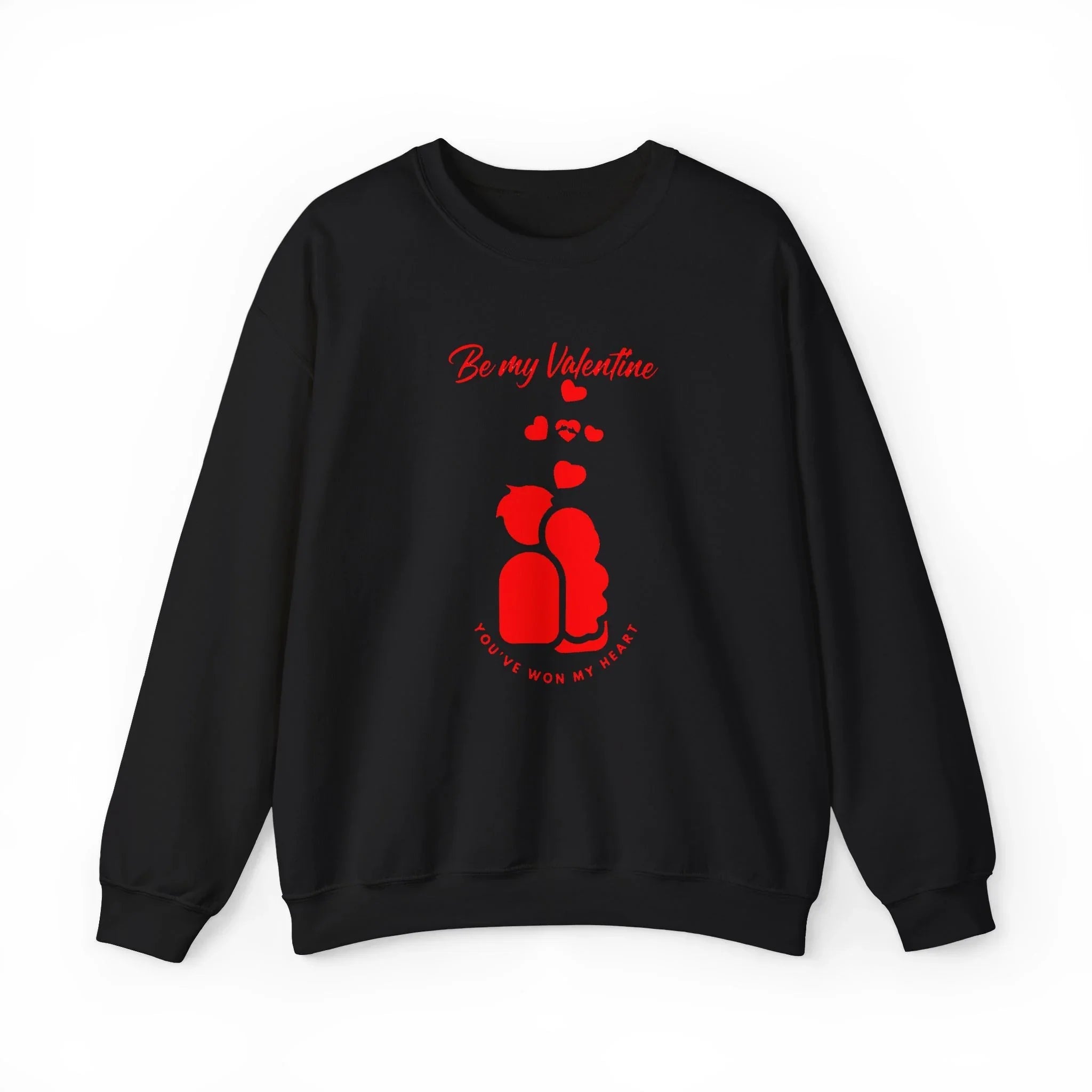 Love Saint Valentine Day Sweatshirt | Valentine Heart Design Printify