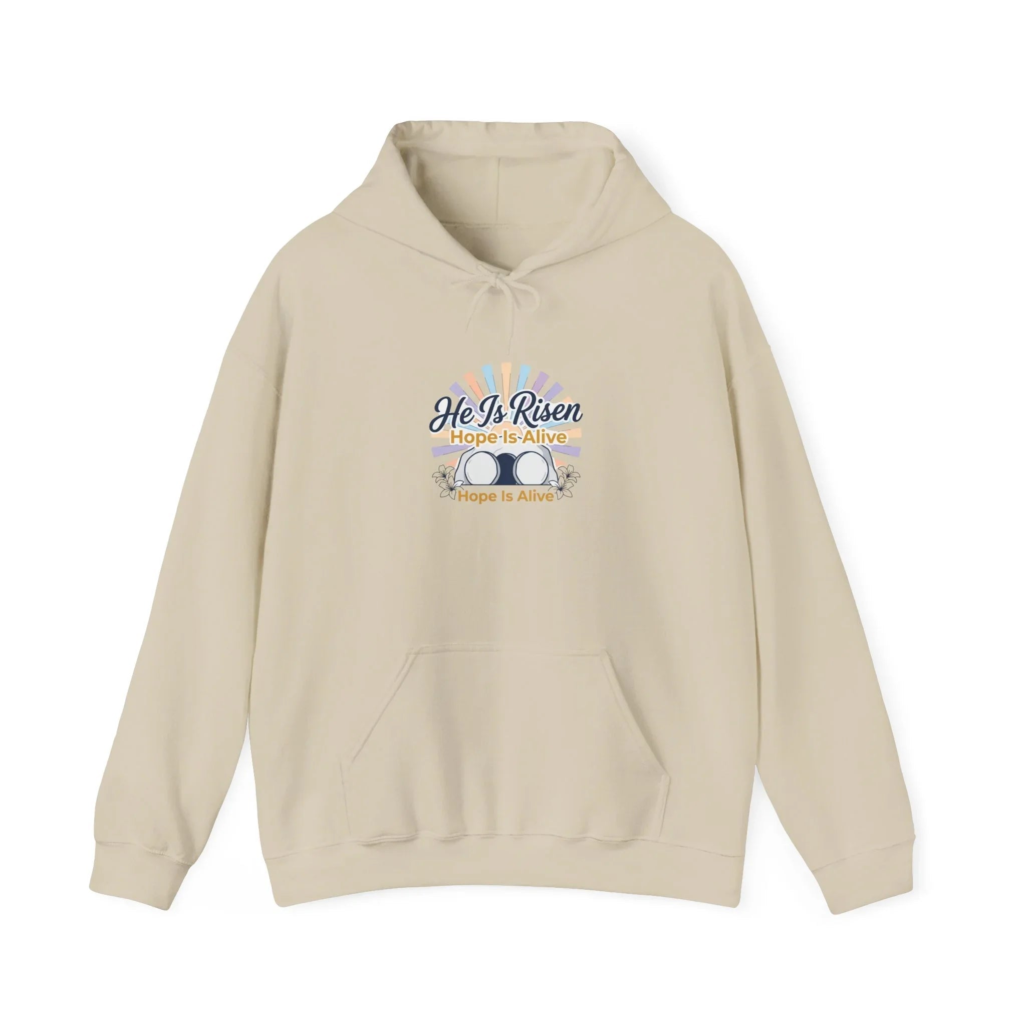 He Is Risen Hoodie | Easter sweatshirt, Christian resurrection apparel Printify