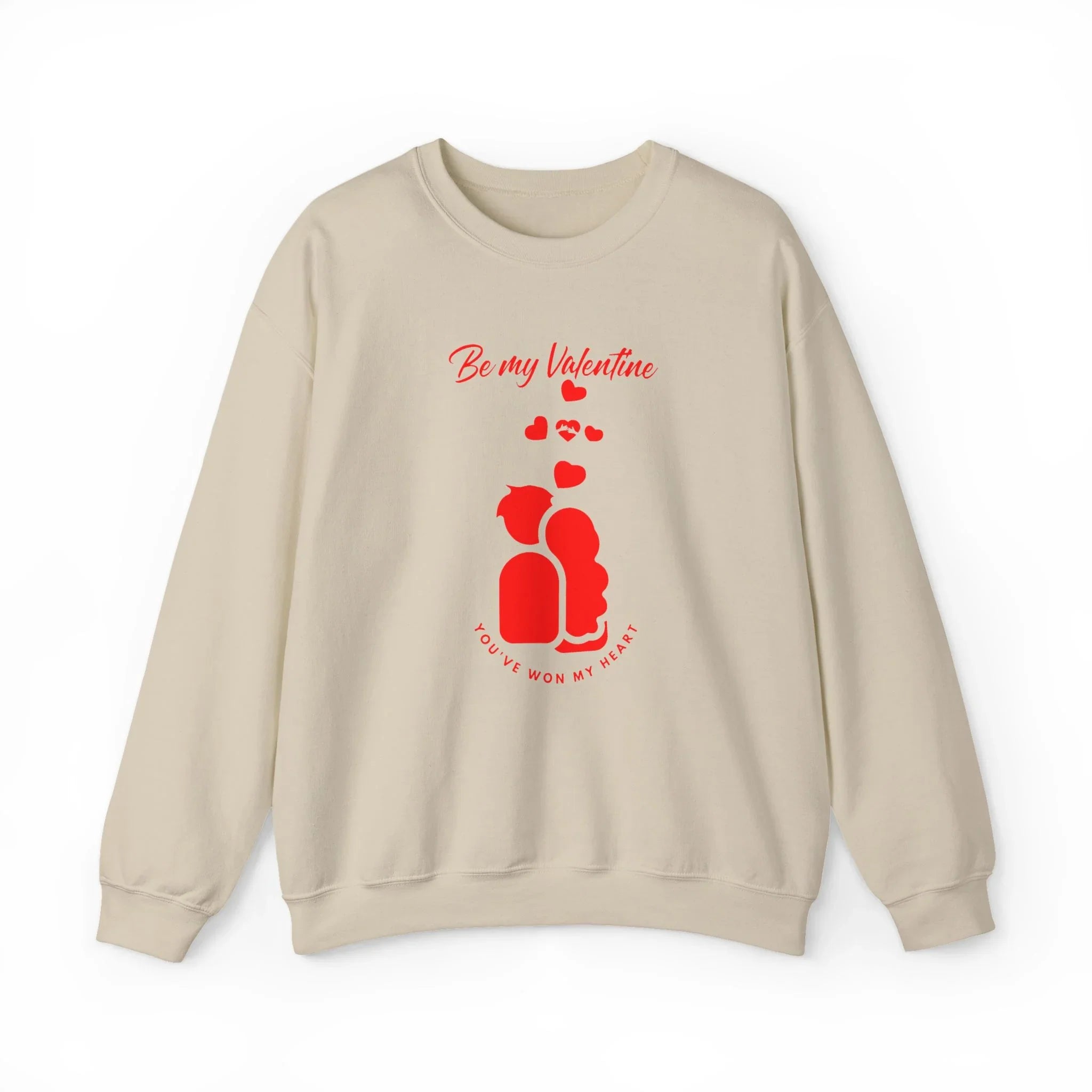 Love Saint Valentine Day Sweatshirt | Valentine Heart Design Printify