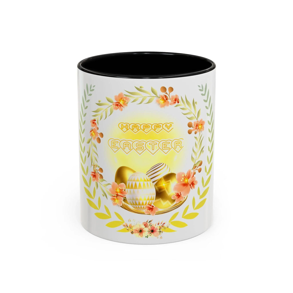 Easter Bunny Egg Accent Coffee Mug — Happy Easter Day Ceramic Mug (11/15oz) Printify