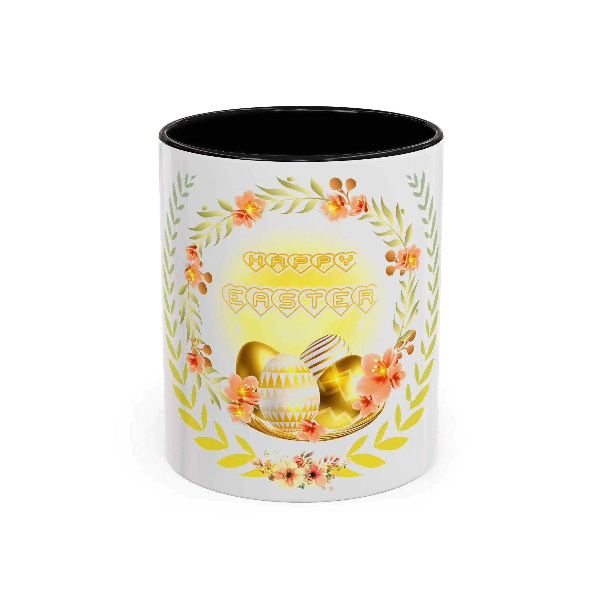 Easter Bunny Egg Accent Coffee Mug — Happy Easter Day Ceramic Mug (11/15oz) Printify