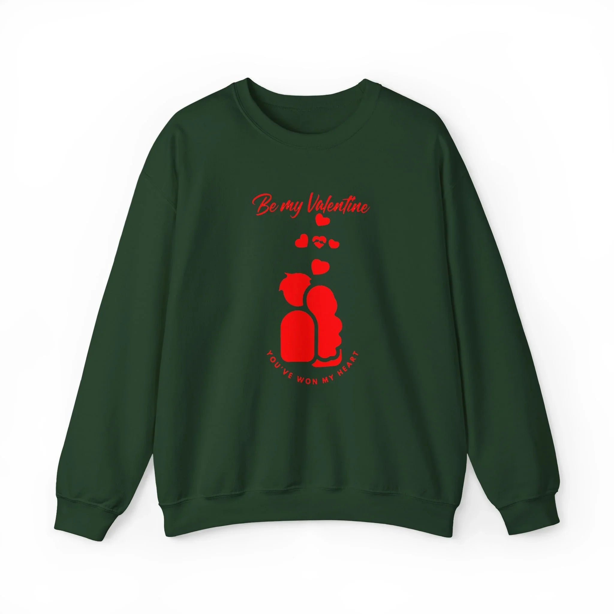 Love Saint Valentine Day Sweatshirt | Valentine Heart Design Printify