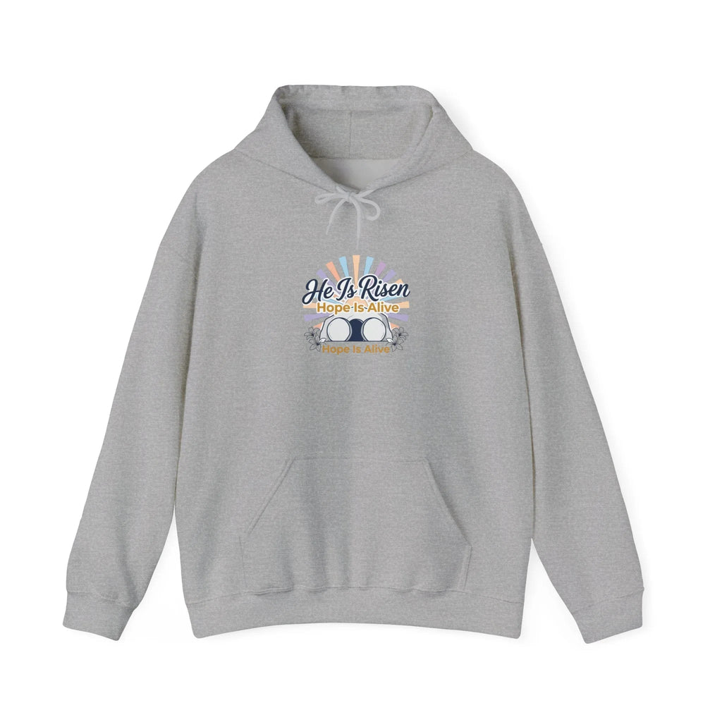He Is Risen Hoodie | Easter sweatshirt, Christian resurrection apparel Printify