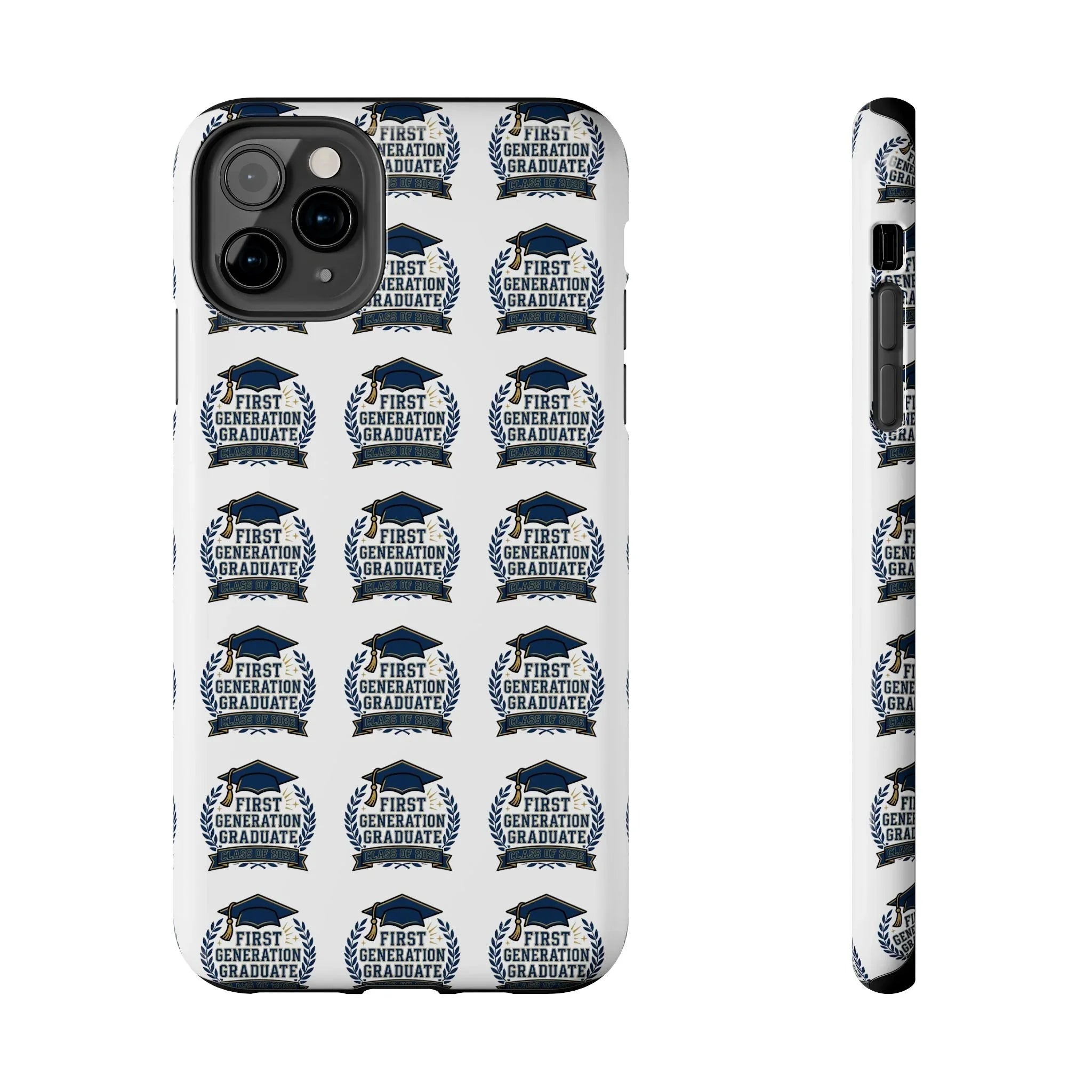 First Generation Graduate Phone Case | Graduation Cap Pattern, Academic Celebration 2026, Gift Printify